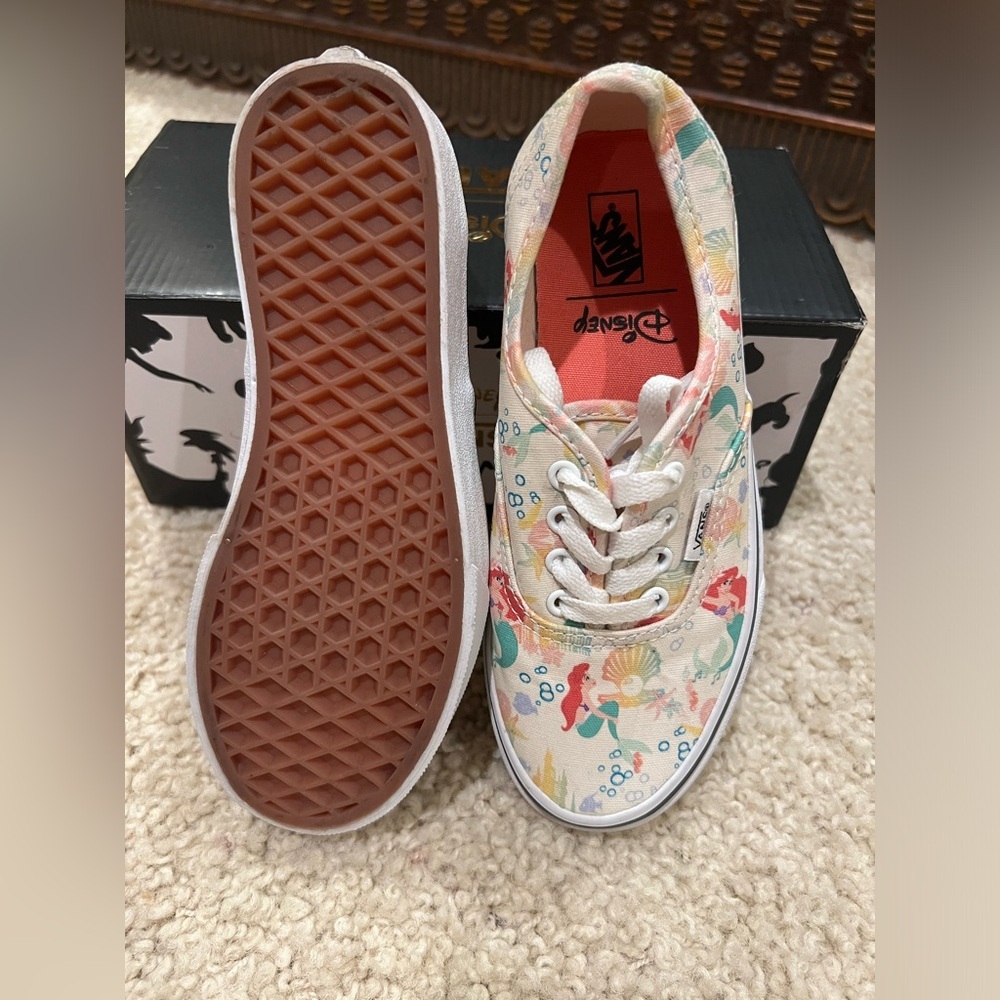 NEW in box Disney’s The Little Mermaid Girls vans shoes